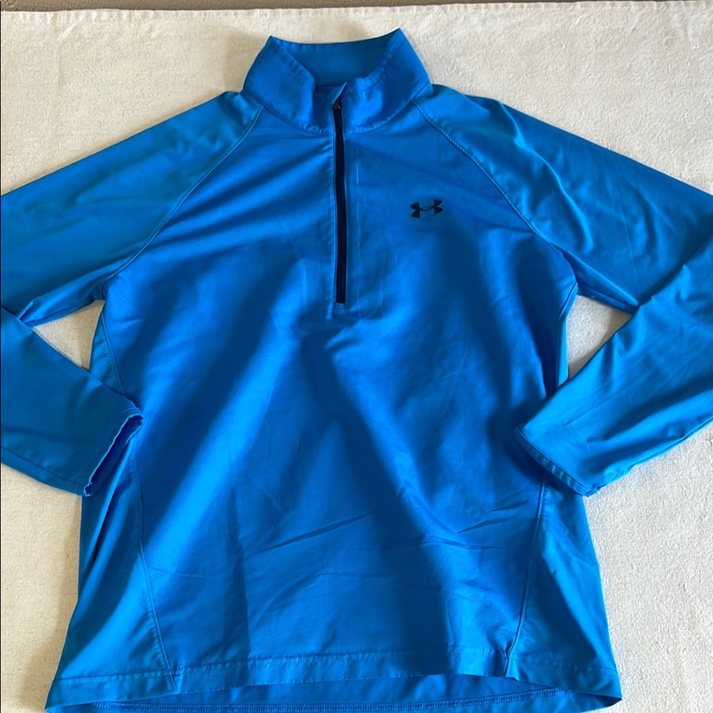 Under Armour Vibrant Blue 1/4 Zip All Seasons Pullover